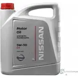 Моторное масло синтетическое Motor Oil DPF API SM/CF SAE 5W-30, 5 л NISSAN/INFINITI 1436797349 KE90090041 DJ9 99