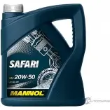 Моторное масло минеральное Safari 20W-50 API SN-CH-4, 4 л