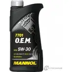 Моторное масло синтетическое 7701 O.E.M. 5W-30 API SN-SM-CF, 1 л MANNOL 75RP ZXL 1436798736 1076