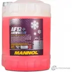 Антифриз готовый к использованию красный G12+ AF12+ -40°C Antifreeze (Longlife), 10 л MANNOL 1436798600 P L02D2 2046 BQ2G2W4