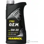 Моторное масло синтетическое 7703 O.E.M. 5W-30, 1 л MANNOL 4036021101460 1436799200 XX YJRL2