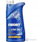 Моторное масло полусинтетическое FAVORIT 15W-50, 1 л MANNOL 4036021105468 1436799113 7 3X6R