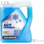 Антифриз готовый к использованию синий G11 AG11 -40°C Antifreeze (Longterm), 5 л MANNOL 4036021157740 1436799139 O1 VTS OMY75AV
