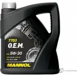 Моторное масло синтетическое 7703 O.E.M. 5W-30, 4 л MANNOL 1436799201 WN 6TAW6 4036021401461