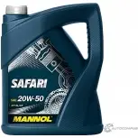 Моторное масло минеральное Safari 20W-50 API SN-CH-4, 5 л MANNOL W A1PB 4036021506159 1436799230
