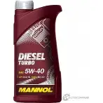 Моторное масло синтетическое Diesel Turbo 5W-40 API CI-4-SL, 1 л MANNOL 1436799031 3YJ TDWO DT10110
