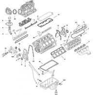 Прокладки двигателя ELRING NYTE2 T 1440431501 LS Gen III L92