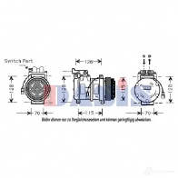 Компрессор кондиционера AKS DASIS V9 5PU 851361n 4044455363828 Land Rover Range Rover 2 (P38A) 1994 – 2002