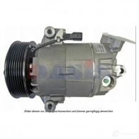 Компрессор кондиционера AKS DASIS 4044455554486 M BPNHQ0 Nissan X-Trail (T31) 2 Кроссовер 2.0 dCi FWD 150 л.с. 2007 – 2013 852732n