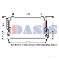Радиатор кондиционера AKS DASIS 7 3EZE 871898 4044455321194 212490n