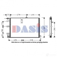 Радиатор кондиционера AKS DASIS 24 AHE 192030n 4044455321118 871489