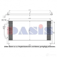 Радиатор кондиционера AKS DASIS 352014n 873023 9EZ 38C 4044455457718