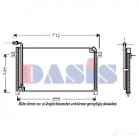 Радиатор кондиционера AKS DASIS 072006n 4044455325666 867386 G1 KAN