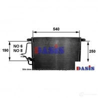 Радиатор кондиционера AKS DASIS 4044455320920 182260n RNLE I8 871260
