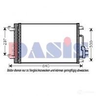 Радиатор кондиционера AKS DASIS FW XLQA 4044455464914 302003n 872767
