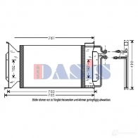 Радиатор кондиционера AKS DASIS D V67C37 874785 4044455327103 522035n