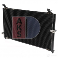 Радиатор кондиционера AKS DASIS 4044455324973 Z I1XAPB 868534 102000n