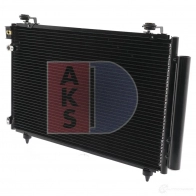 Радиатор кондиционера AKS DASIS 212067n 871854 R 6NI6 4044455465133