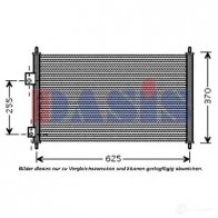 Радиатор кондиционера AKS DASIS E74C DZ 102007n 4044455328650 868539 - Изображение 2
