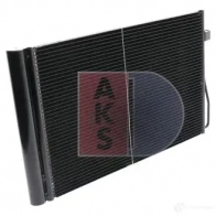 Радиатор кондиционера AKS DASIS 052000n 866591 4044455325000 V GL1181 - Изображение 7