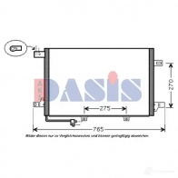 Радиатор кондиционера AKS DASIS 4044455436010 532DMW 8 122024n 869093 - Изображение 2