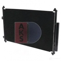 Радиатор кондиционера AKS DASIS 871850 212063n R M2U4O6 4044455457800 - Изображение 2