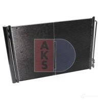 Радиатор кондиционера AKS DASIS 052010n 866599 4044455464518 E90U CSK - Изображение 8