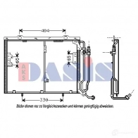 Радиатор кондиционера AKS DASIS 122290n 4044455319559 E P6SEV 869120 - Изображение 3