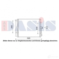 Радиатор кондиционера AKS DASIS 512068n 4044455532903 874425 YZ5EL 9 - Изображение 2