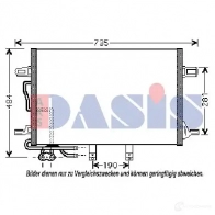 Радиатор кондиционера AKS DASIS 2LW PT 4044455325017 122007n 869079 - Изображение 3