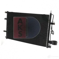 Радиатор кондиционера AKS DASIS 222005n 872093 NMVT 94M 4044455328049 - Изображение 2