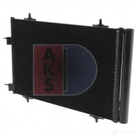 Радиатор кондиционера AKS DASIS 4044455501534 Peugeot 508 1 (8D) Седан 1.6 THP 150 л.с. 2010 – наст. время 062019n A2H 9G4