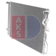 Радиатор кондиционера AKS DASIS 875077 562036n 4044455540953 0U RNG - Изображение 3