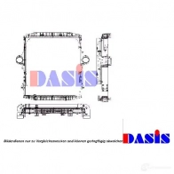 Радиатор кондиционера в сборе AKS DASIS 4044455159162 873487 400790n 4S2K P