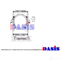 Радиатор кондиционера в сборе AKS DASIS 400017n 873430 QABH 57 4044455161141