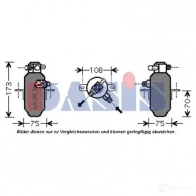 Осушитель кондиционера AKS DASIS 4044455336549 7BZO EQS 6109328 802010n - Изображение 1