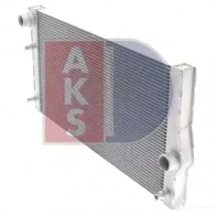 Радиатор охлаждения двигателя AKS DASIS 866464 050055n 4044455499831 7B Q29 - Изображение 3