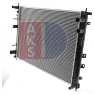 Радиатор охлаждения двигателя AKS DASIS 350043n QMMY P 872989 4044455539605 - Изображение 3