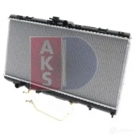Радиатор охлаждения двигателя AKS DASIS 210036n 4044455198260 871528 34V 911 - Изображение 2