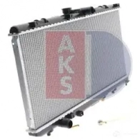 Радиатор охлаждения двигателя AKS DASIS 210036n 4044455198260 871528 34V 911 - Изображение 14