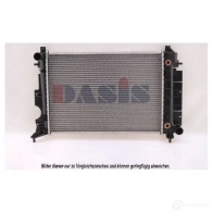Радиатор охлаждения двигателя AKS DASIS 4044455185857 P3 KX8 190250n 871477