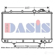 Радиатор охлаждения двигателя AKS DASIS 4044455192688 560110n TXP QJO 6109214 - Изображение 1