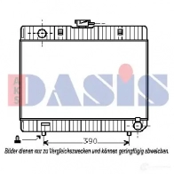 Радиатор охлаждения двигателя AKS DASIS 120270n 2E3 L0VZ 868988 4044455178934