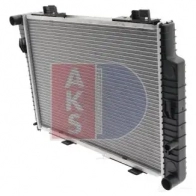 Радиатор охлаждения двигателя AKS DASIS AFG BHVU 4044455179764 869072 121970n - Изображение 3