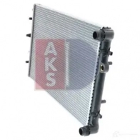 Радиатор охлаждения двигателя AKS DASIS 4044455206743 490009n KSTU K 874133 - Изображение 4
