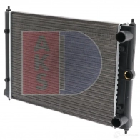 Радиатор охлаждения двигателя AKS DASIS 4044455170662 866068 041370n 0HB 4N1