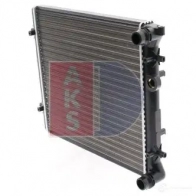 Радиатор охлаждения двигателя AKS DASIS 866047 T0Z U3C3 040810n 4044455170464 - Изображение 3