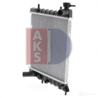 Радиатор охлаждения двигателя AKS DASIS 874944 4044455204213 PO V4RFO 560014n - Изображение 2