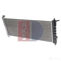 Радиатор охлаждения двигателя AKS DASIS 870241 150450n 4044455181712 CTX VC7T - Изображение 11