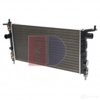 Радиатор охлаждения двигателя AKS DASIS U 69N1A2 870319 4044455182702 151610n